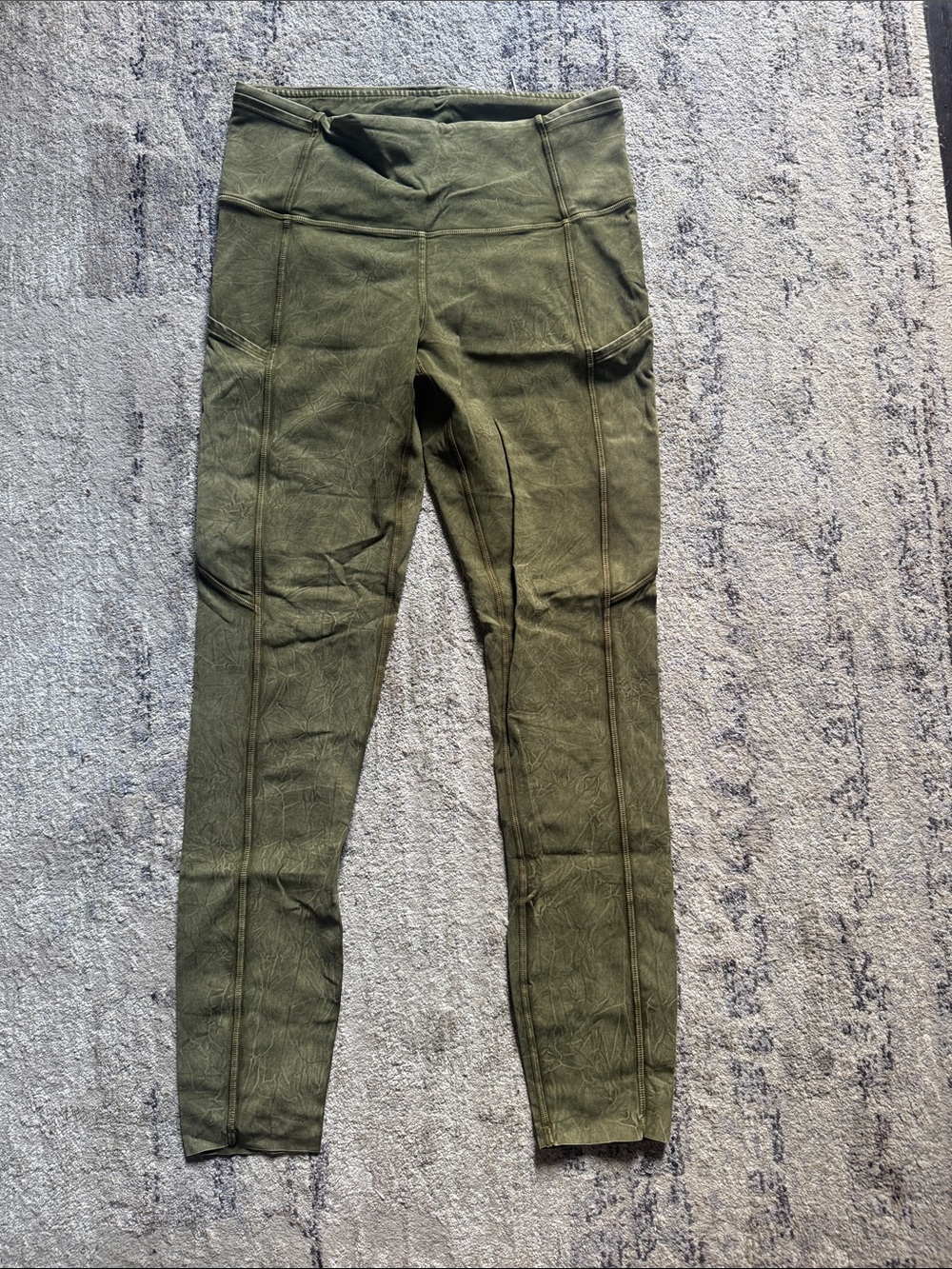 Lululemon Military Green Active Leggings